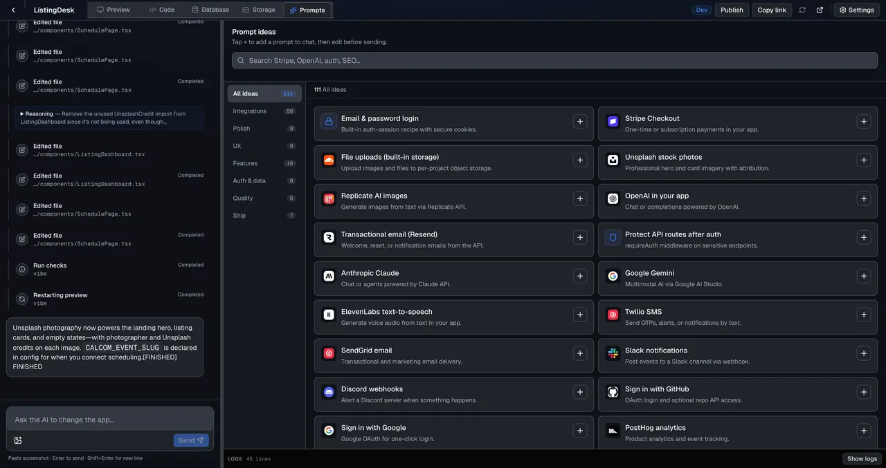 SaaS integration prompts for Stripe